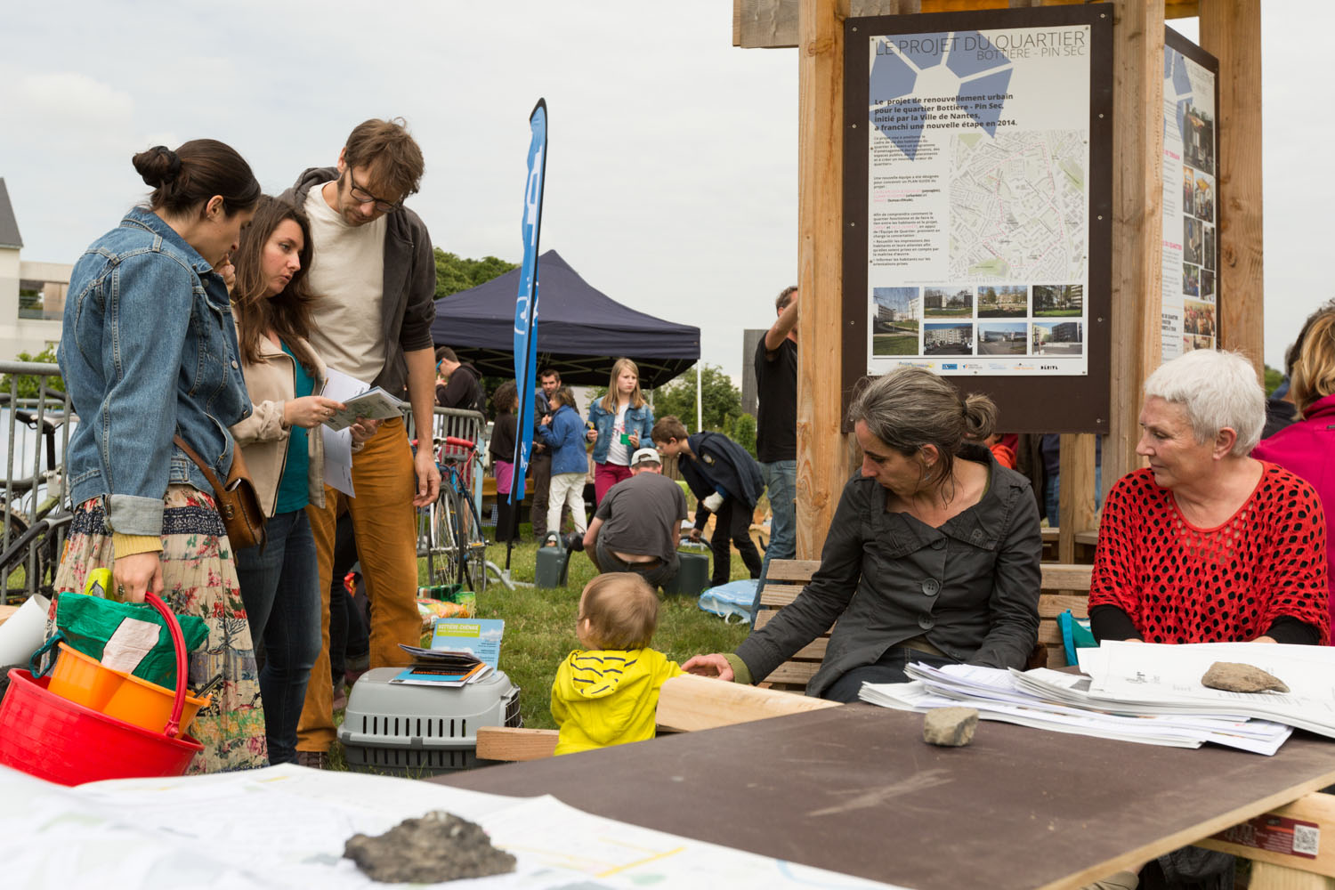 Ville Ouverte / Concertation avec les habitants                         Quartier Bottière, Nantes                 30 mai 2015