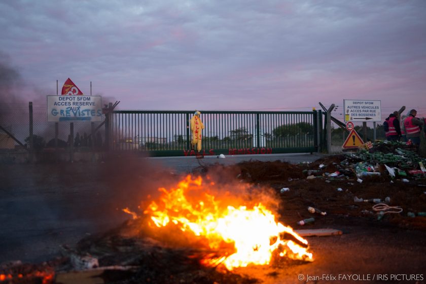 Blocage de la raffinerie de Donges