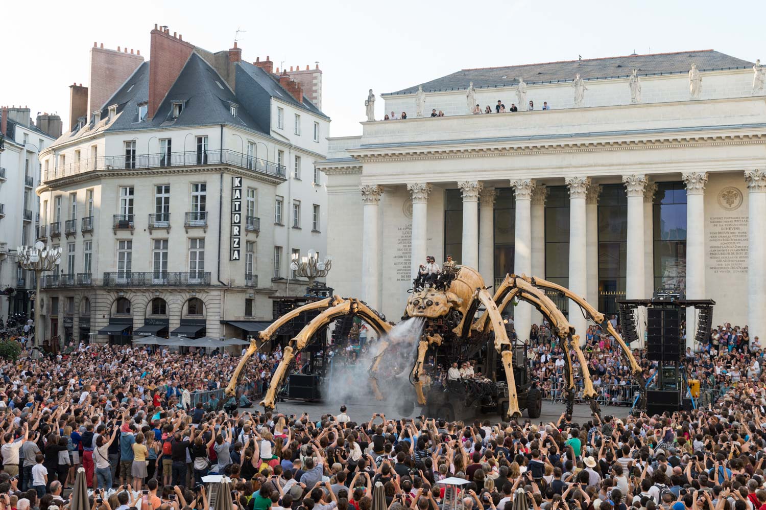 La Grande Araignée Kumo, Voyage à Nantes et Maker Faire